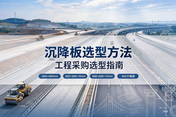 义安沉降板选择方法