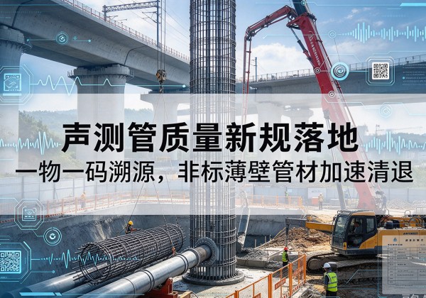 义安声测管质量新规落地，一物一码溯源，非标薄壁管材加速清退