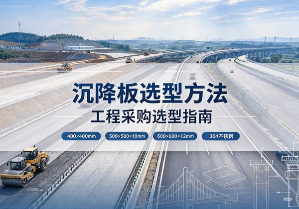 义安沉降板选择方法